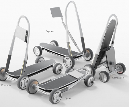 (Video) A Kick-Scooter Like Personal Commuter Designed for Future Cities in 2040 - Stria