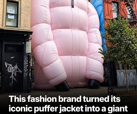 Aritzia Turns Its Cult Puffer Jacket Into A Giant New York Installation