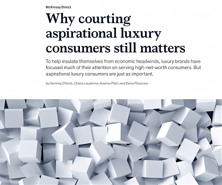 (PDF) Mckinsey - Why Courting Aspirational Luxury Consumers Still Matters