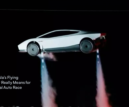 What Tesla’s Flying Roadster Really Means for the Global Auto Race