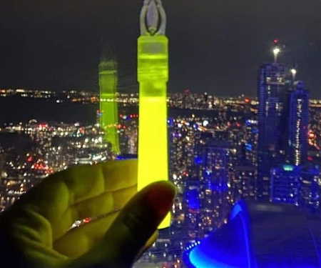 Lighting from Bioluminescent Glow Sticks - Lume