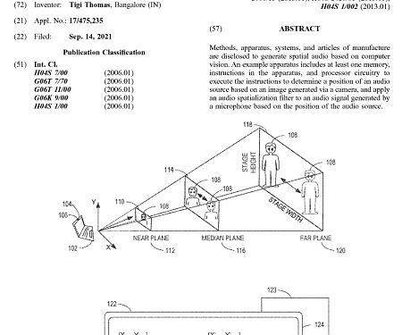 (Patent) Intel Aims to Patent a Method to Generate Spatial Audio Based on Computer Vision