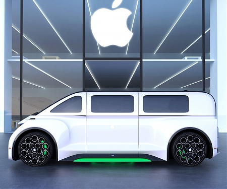 This Apple Car Concept Supports Wireless-Charging