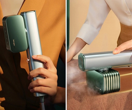 The Ranvoo Garment Steamer : A Handheld Garment Steamer with an Adjustable Head