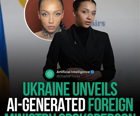 Ukraine Unveils AI-Generated Foreign Ministry Spokesperson