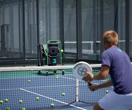 Volley’s AI-Enabled Ball Machine for Racquet Sports Can Simulate Gameplay