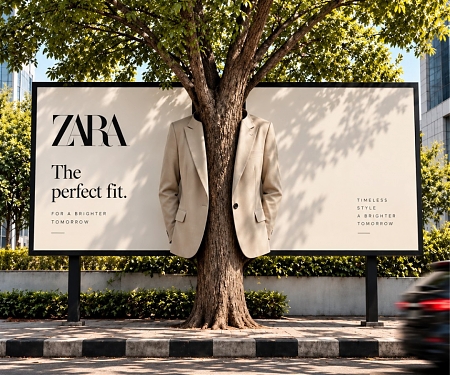 ZARA’s Speculative OOH Campaign Redefines Ambient Advertising
