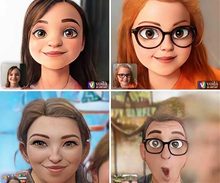 The Cartoon Avatar Craze is Thanks to a Free App Called Voila AI Artist