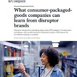 (PDF) Mckinsey - Disruptor Brands Are Rewriting the Rules of CPG Growth