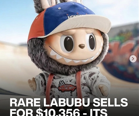 This Labubu Sold For 122x What It Was Originally Worth