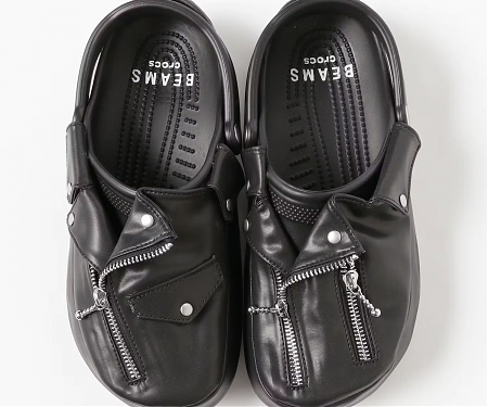 Crocs are Officially So Cool, They've Now Got Biker Jackets On