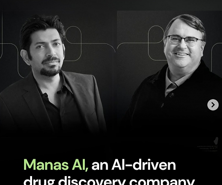 LinkedIn Founder's Manas AI Raises $24.6M for AI Drug Discovery