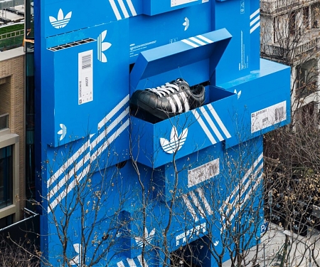 Adidas Takes Over Shanghai With Shoebox Build