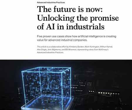 (PDF) Mckinsey - The Future is Now : Unlocking the Promise of AI in Industrials
