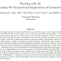 (Paper) Working with AI : Measuring the Occupational Implications of Generative AI