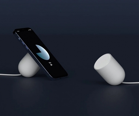 This Cute and Tiny Wireless Charger Design is Genius In Its Simplicity