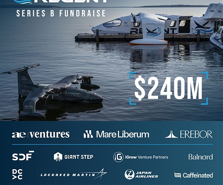 REGENT Craft Raises $240M Series B to Scale Seaglider Manufacturing