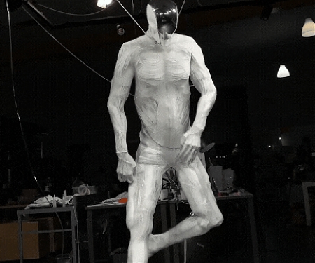(Video) Protoclone V1 - Robot with 1,000 Muscles Twitches Like Human