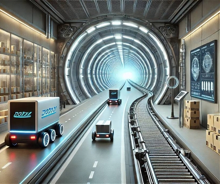 Autonomous, Self-Sorting Cargo Highways Outlined for Japan