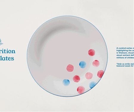 Dentsu Vietnam Innovates For Advocacy With Malnutrition Plates for UNICEF