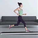 Ultra-Sleek Mini Walk Smart Treadmill Tucks Away Where Others Can't