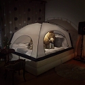 Room in Room Saves on Heating by Pitching a Tent Over Your Bed