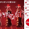 (Video) People Are Fascinated By This Holiday-Edition Coke Bottle From Japan