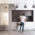 (Video) Translucent Curtains Define Different Zones in this 30 Sq-M Apartment
