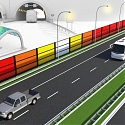 Clear Solar Panels Double as Highway Sound Barriers