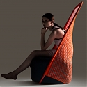 Benjamin Hubert's Layer Expands Cradle Chair Collection for Moroso with Lnitted Mesh Backs