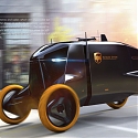 Land Rover Utaric Autonomous Delivery Van With Companion Drone