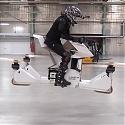 (Video) Hoversurf's Scorpion 3 is The World's First Fully-Manned Hoverbike