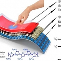 Chameleon-Inspired Stretchable e-Skin Changes Color When Touched