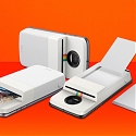 (Video) Motorola Debuts Inkless Polaroid Printer That Snaps On To Your Phone Easily