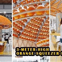 (Video) 'The Feel the Peel' Juice Kiosk Creates Cups From Its Own Orange Peels