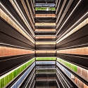 Surreal Chinese Bookstore Warps Space with Glass, Color and Light