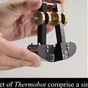(Video) Thermobot : Robot With Bimetal Feet Can Walk in a Frying Pan Forever