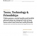 (PDF) Pew - Teens, Technology and Friendships