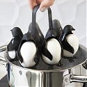 Penguin-Shaped Egg Holder and Boiler Designed to Dive Into Hot Water