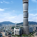 Kengo Kuma Plans 'Lotte Tower' As A Stacked Skyscraper For Busan, Korea