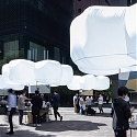 Luminous Rice-Shaped Balloons Invite Sake Lovers to Taste The Brew in Open-Air Bar