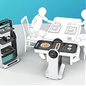 Robotic Rotating Table Service Elevates Your Dining Experience