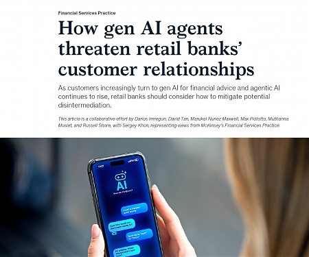 (PDF) Mckinsey - How Gen AI Agents Threaten Retail Banks’ Customer Relationships