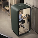 Modern Framery One Soundproof Phone Booth for Video Conferencing