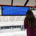 Delta's Futuristic New Airport Screen 'Parallel Reality' Can Show Personalized Flight Info