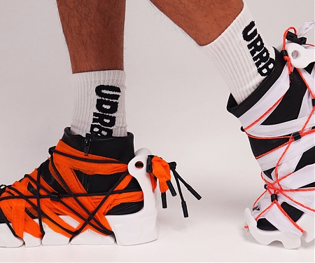 Modular Glue-free Sneakers Connect 3D Printing With Traditional Asian Craftsmanship