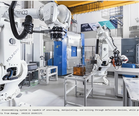 (Paper) Robot Recycler Salvages Parts from Broken Machines