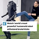 (Video) Watch 'World's Most Powerful' Humanoid Robot Withstand Brutal Kicks