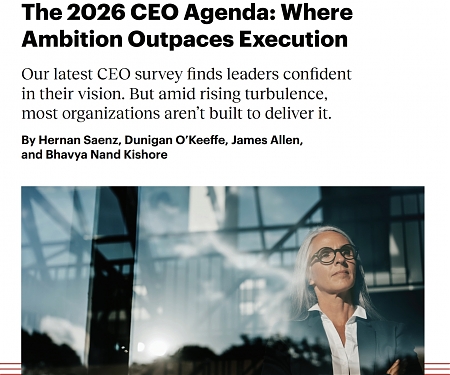 (PDF) Bain - The 2026 CEO Agenda : Where Ambition Outpaces Execution