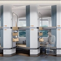 Diagonal Sleeper Car Design is An Innovative Solution to Increase Comfort and Space